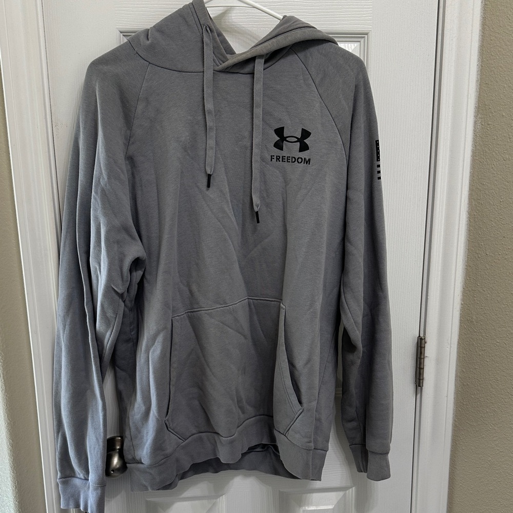 Under Armour Men's Freedom Gray Hoodie